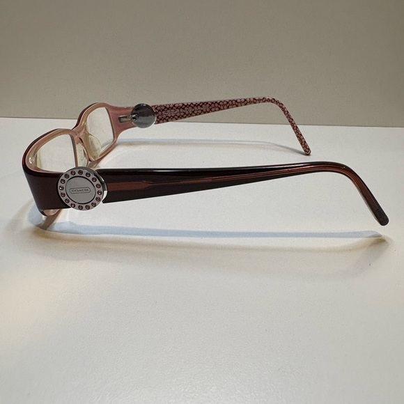 Coach Eyeglasses Frames Rosa (583) BURGUNDY 50•17•135 - Picture 7 of 15
